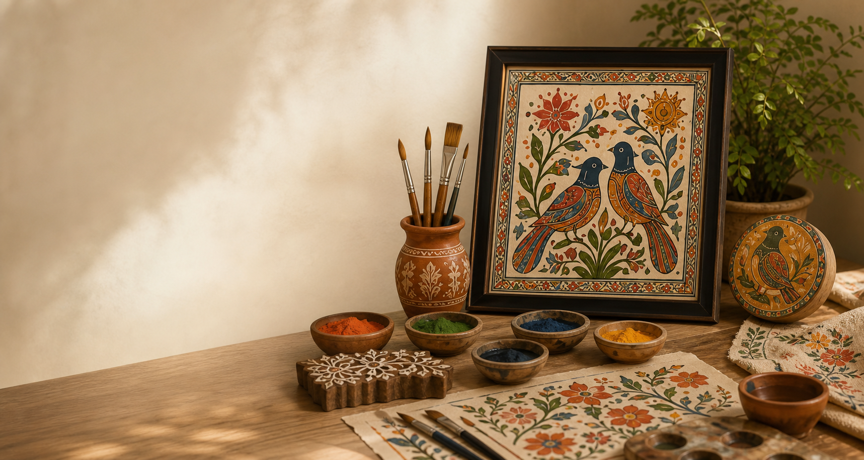 Folk art studio