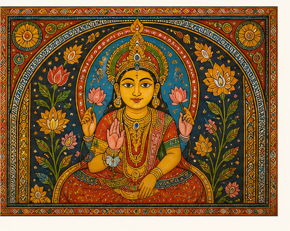 Pattachitra inspired folk art
